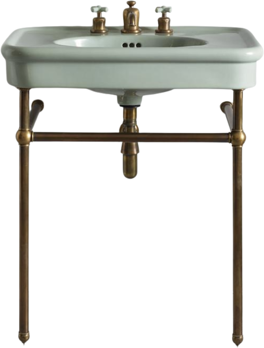 Rockwell basin on a frame