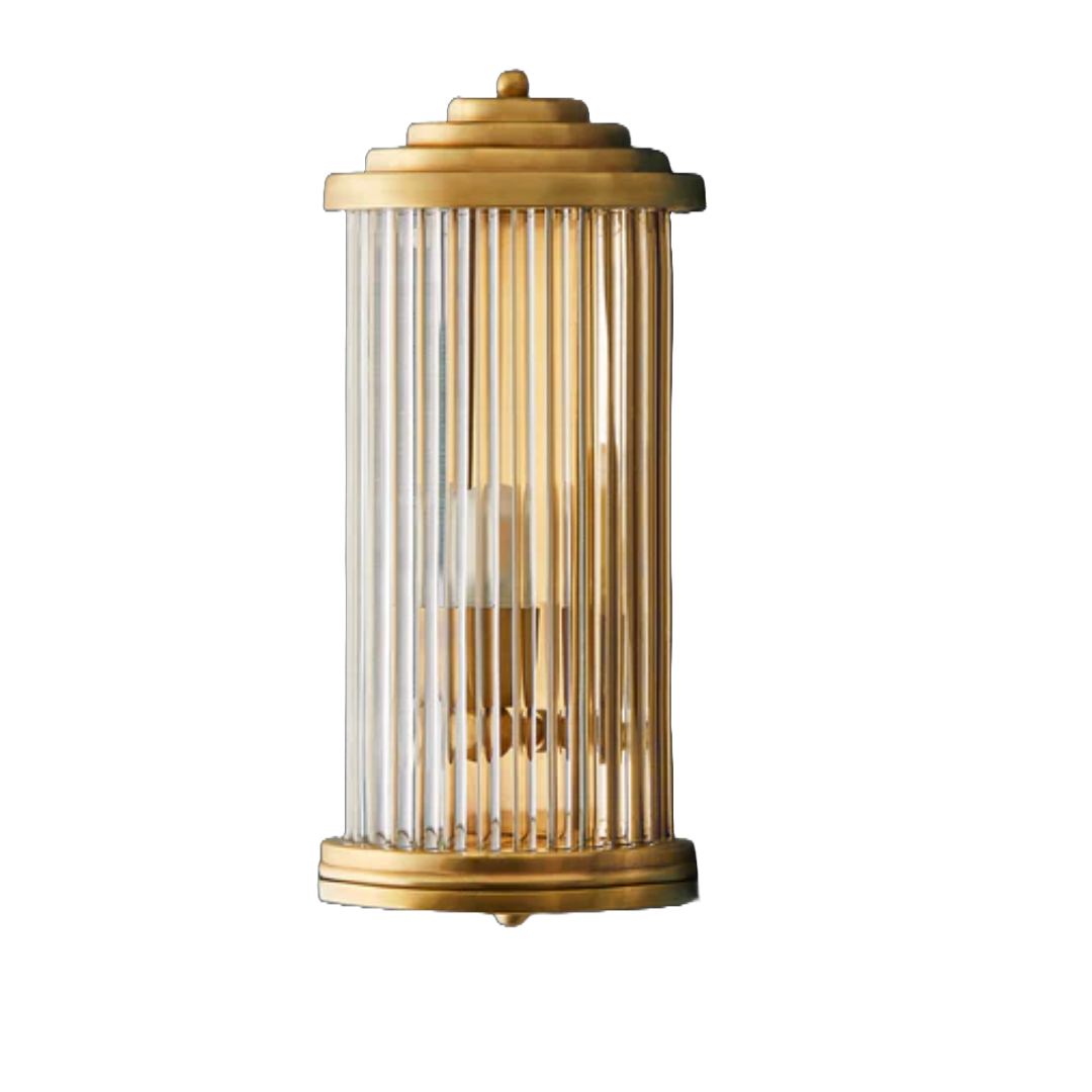 Baby Roddy wall sconce in antiqued brass