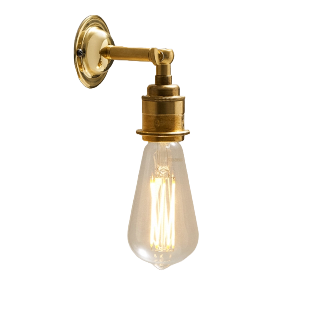 Gold Manston metal wall sconce