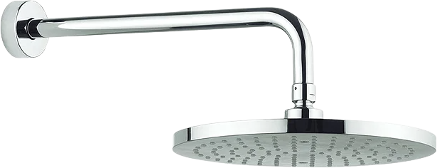 Crosswater Fusion 250mm Round Fixed Head & Wall Mounted Arm