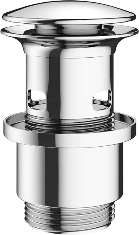 Crosswater Slotted Click Clack Basin Waste - Chrome