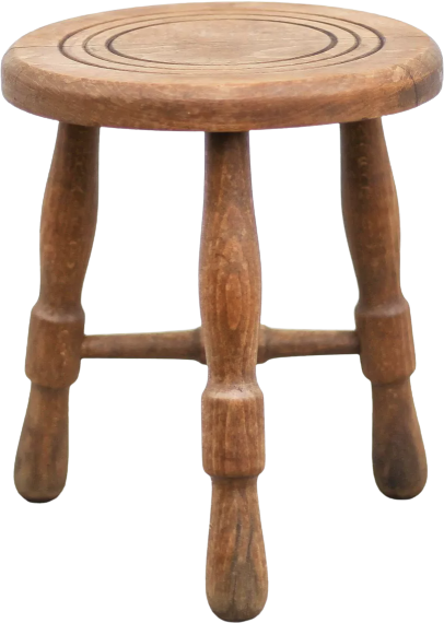 Page 1 of 16 Vintage stool, wooden stool