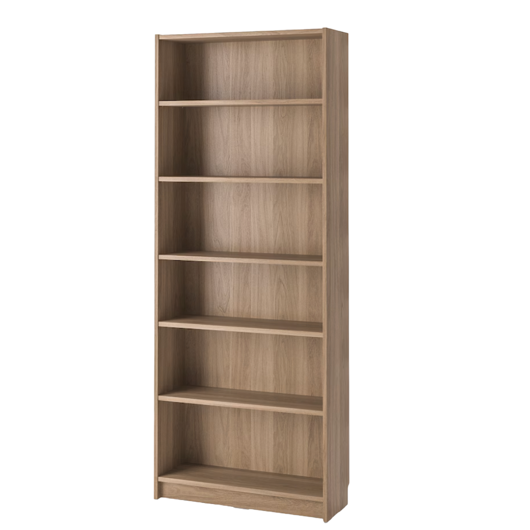 BILLY bookcase, oak effect