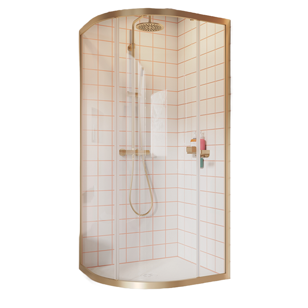 Crosswater 800 x 800mm Clear 6 Quadrant Single Door Shower Enclosure