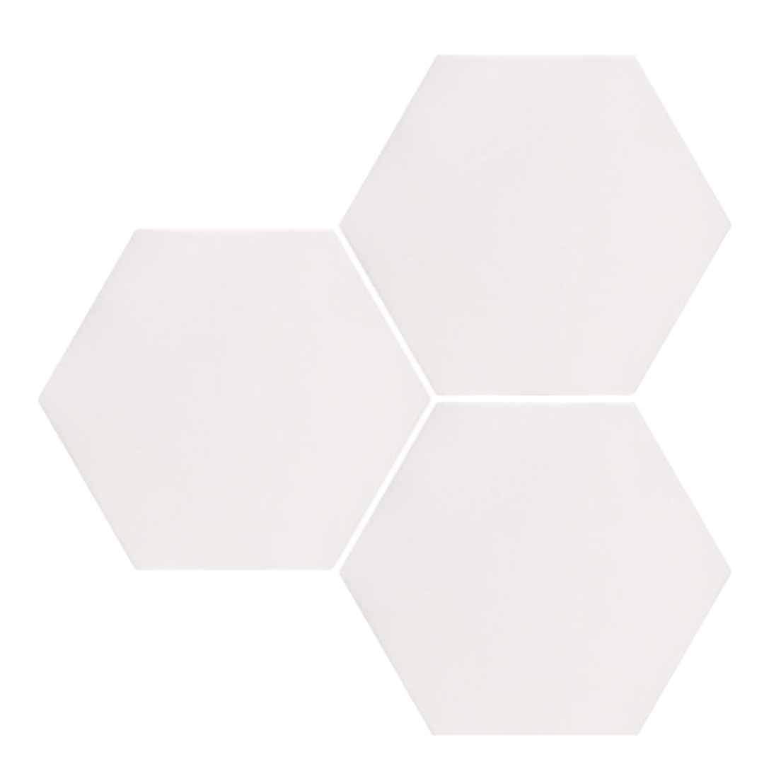 Oska Linen Matt Porcelain Hexagon